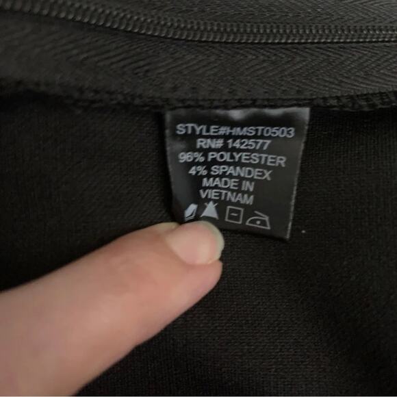 Black Pencil Skirt Assymetric Size Small Short Skirt Elegant Business - Picture 5 of 10